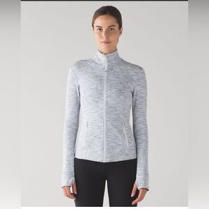 Lululemon Define Jacket Wee Are From Space Ice Grey Alpine White - Size 6